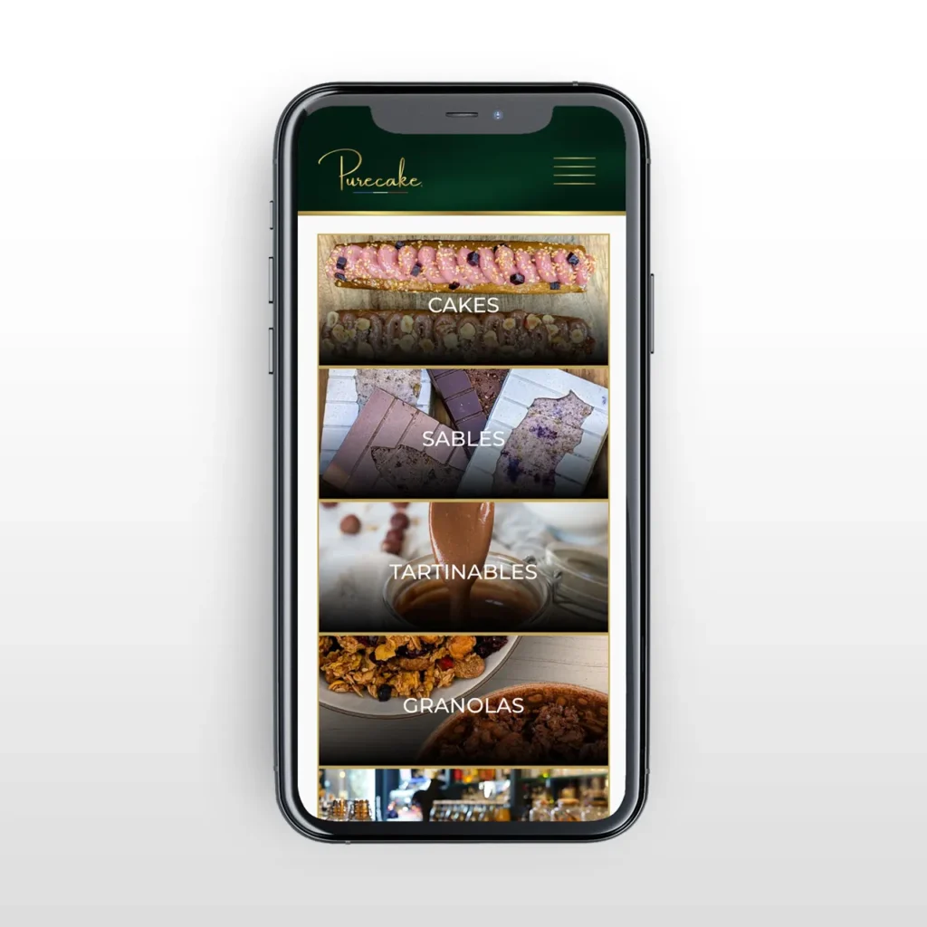 creation site catalogue Puerecake