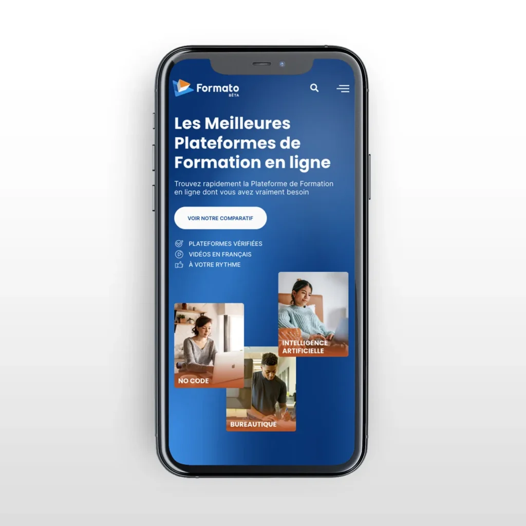 site mobile formations en ligne